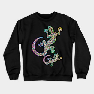 Gecko Lizard Psychedelic Art Crewneck Sweatshirt